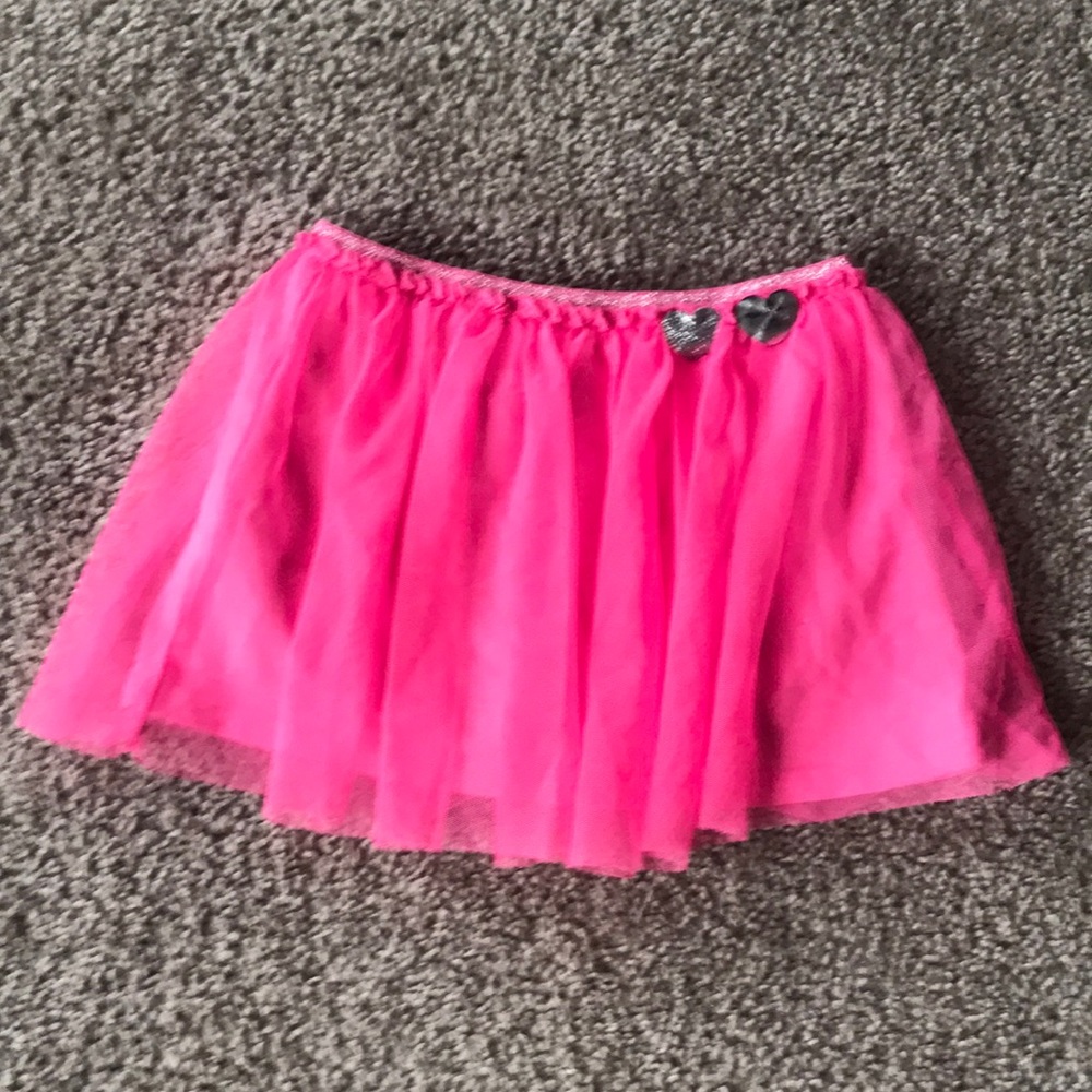 Hot pink glittery girls skort size 6